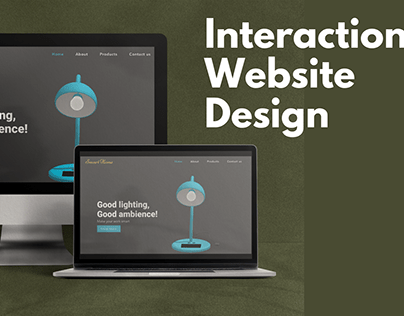 Website design: Mixmedia interaction 3d