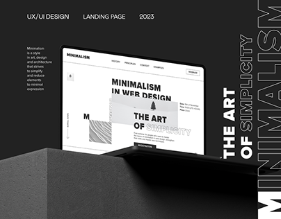 Project thumbnail - Landing for a webinar about minimalism