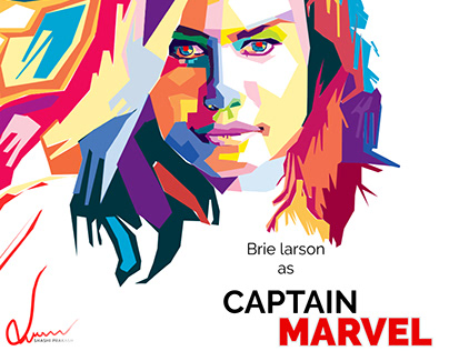Captain Marvel Photoshop Prisma
