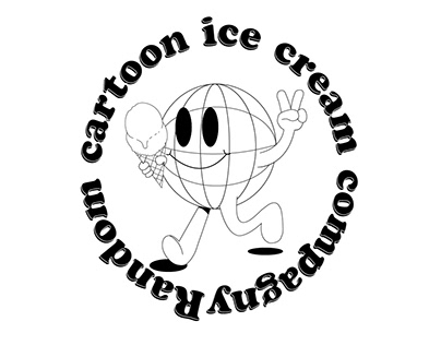 Logo "Randomn cartoon ice cream compagny"