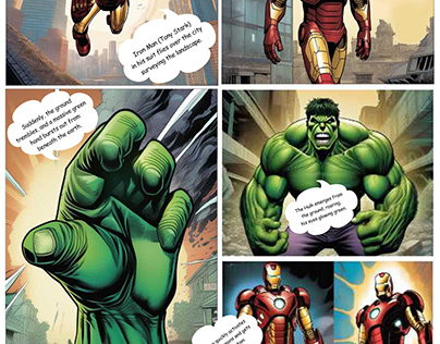 Comic Book Page Design