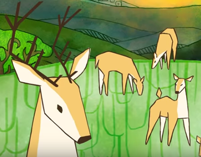 Animated Foundations of Ecology: The World is Green