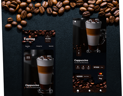 Coffee Mobile Application Design