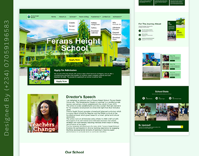 Ferans Height School Website Design