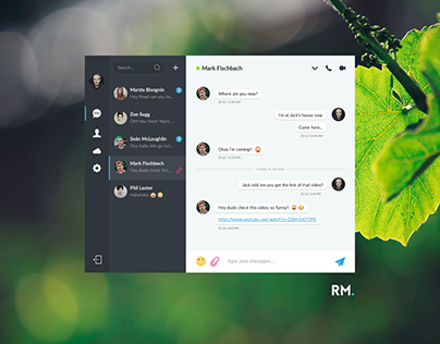 UI Concept | Chat App for Mac OSX