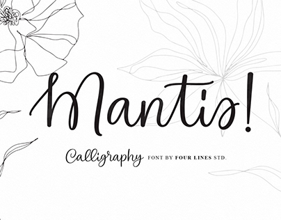 Mantis!// Calligraphy Font