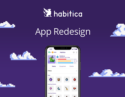 Habitica – App Redesign