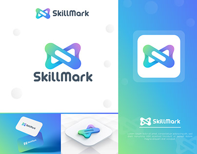 SkillMark Modern minimal logo design