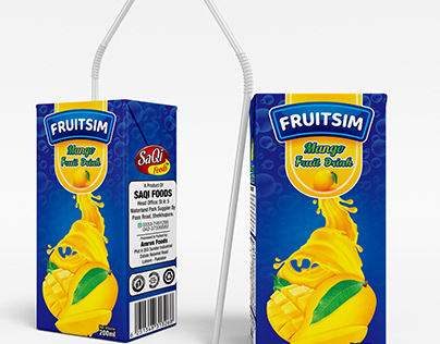 Packaging Design ( Tetra pack Juice Packaging )