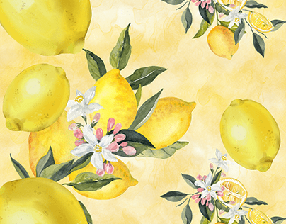 Lemon blooms