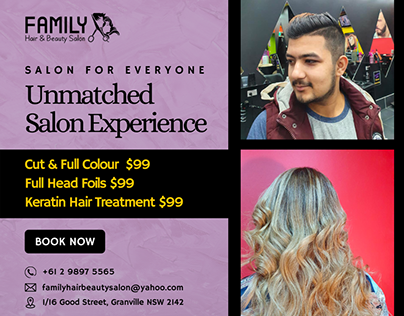 Family Hair Beauty Salon on Behance
