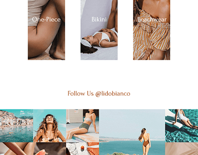 An Online Beachwear store for Katherine
