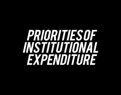 Priorities of Institutional Expenditure