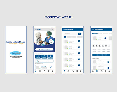 Hospital Mobile App Design