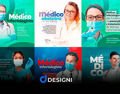 Social Media Dia do Infectologista/Obstetra - Designi