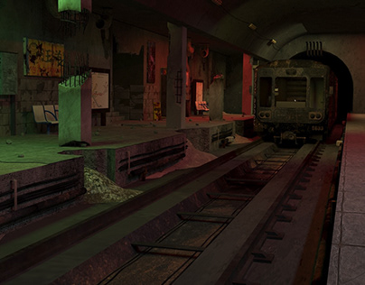 shopra post-apocalypyic subway