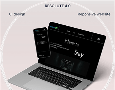 RESOLUTE 4.0 WEBSITE DESIGN