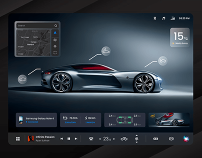 Project thumbnail - Car Dashboard Concept
