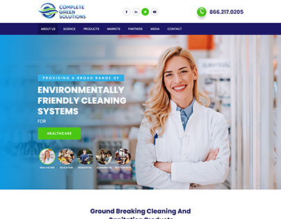 Cleaning service website
