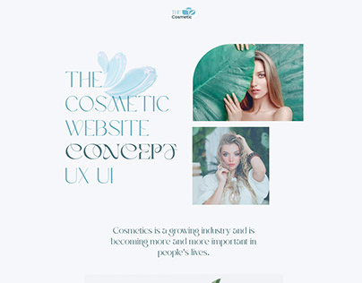 Cosmetic website template