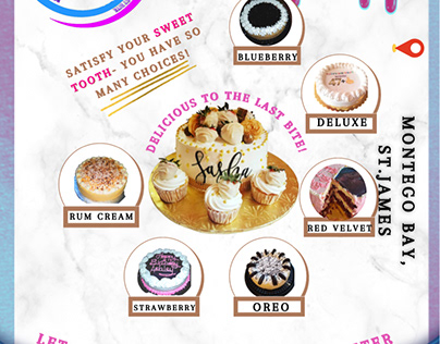 Flyer design for Neeshies Pastries