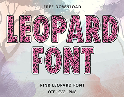 Pink Leopard Font