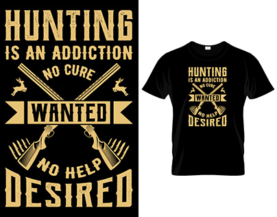 AWESOME HUNTING T-SHIRT DESIGN