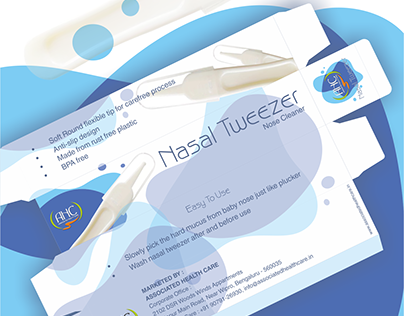 Nasal Tweezer For Kids - Packaging Design