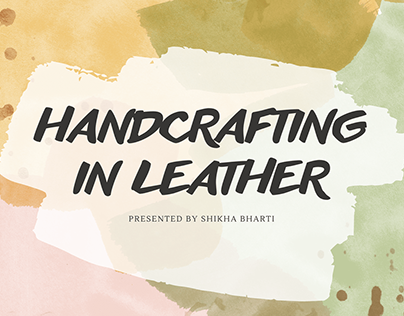 Handcrafting in Leather