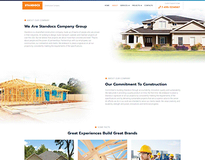 Construction Website - About