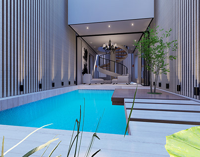 Courtyard & Swimming Pool Design