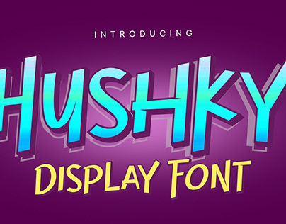 Hushky - Display Font