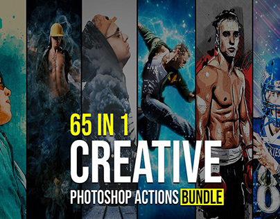 65 in 1 Creative Photoshop Actions