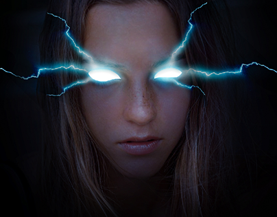 Photo manipulation: Lightning in eyes