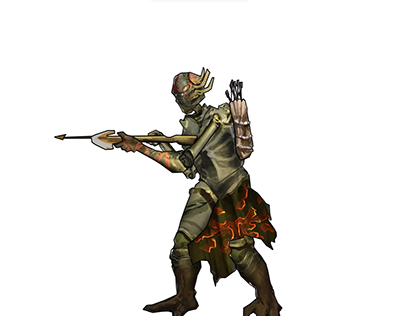 Forest Warden - enemy - idel,attack and