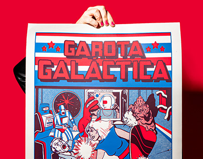 Garota Galáctica Smash Fascism Poster