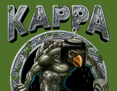 The mighty Kappa from Japanese folklore