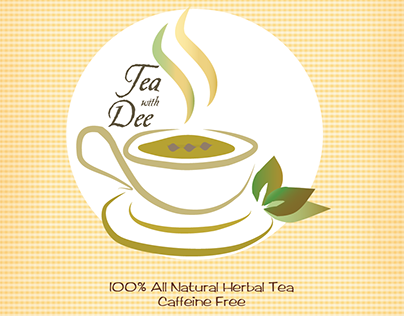 Tea with Dee Logo and package design