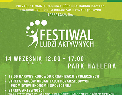 Poster - Festiwal Ludzi Aktywnych 2019