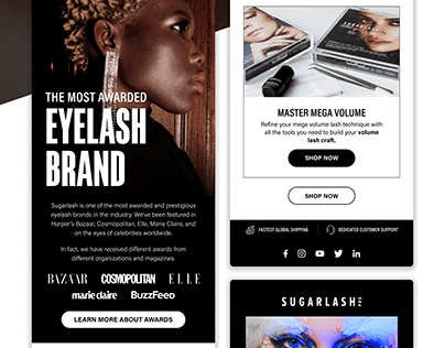 Email Marketing for Beauty Brand - Sugarlash PRO