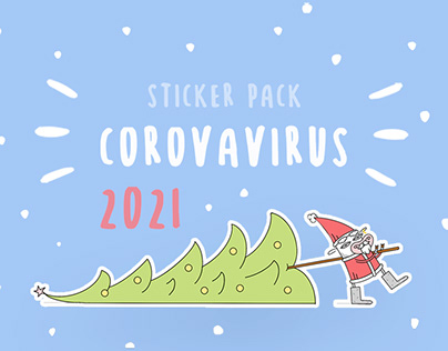 Corovavirus sticker