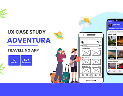 Adventura Travelling App- UX Case study