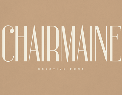 Chairmaine free font, freebie