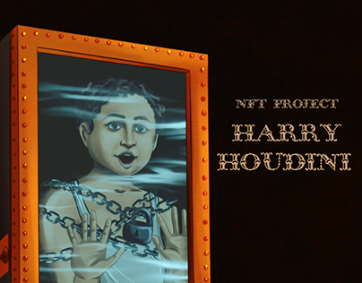 Harry Houdini. NFT project.