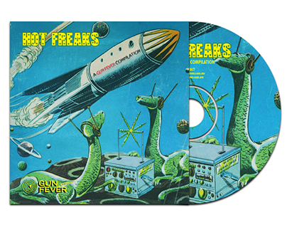 Gun Fever Music "Hot Freaks" CD 2pp Booklet