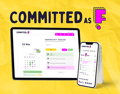 App for planning and achieving goals (Committed as F!)