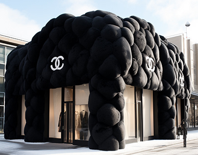 Exterior Stores Chanel, Hermes, LV