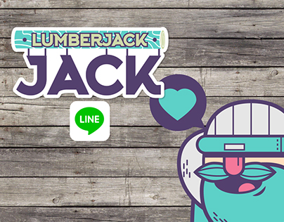 Lumberjack Jack / Line Stickers set