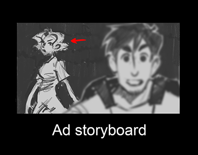 Ad storyboard