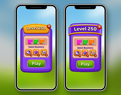 Project thumbnail - Game UI Design - Match-3 Game UI